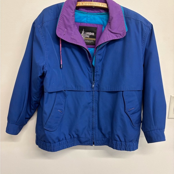 London Fog Women’s Blue and Purple Jacket XSP - Picture 1 of 5